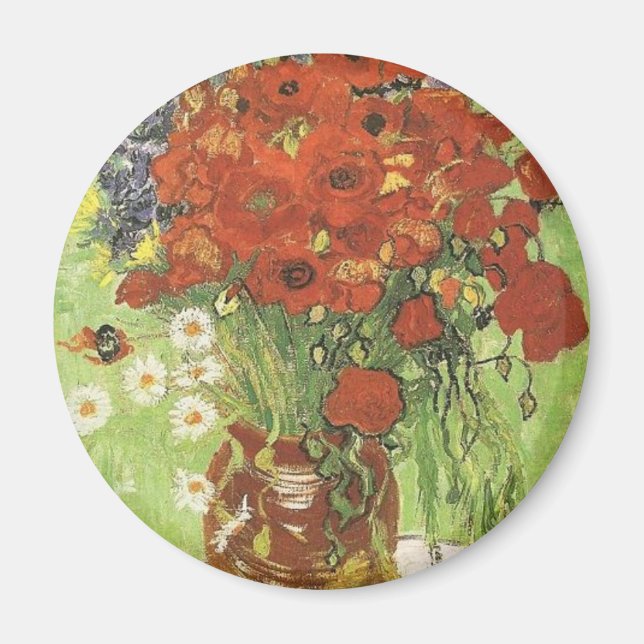 Van Gogh Poppies Magnet (Vorne)