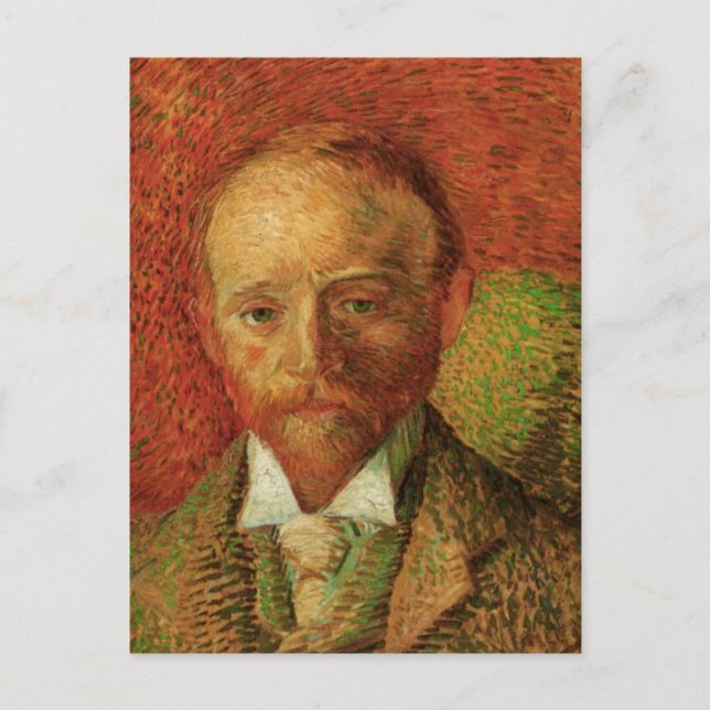 Van Gogh Portrait des Kunsthändlers Alexander Reid Postkarte (Vorderseite)