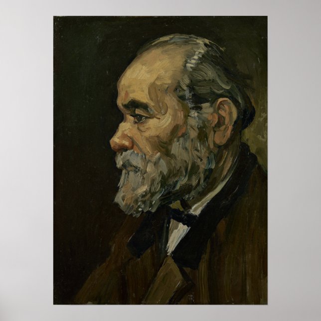 Van Gogh - Portrait eines alten Mannes Poster (Vorne)