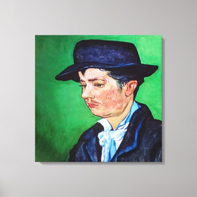 Van Gogh Portrait von Armand Roulin Leinwanddruck (Vorderseite)