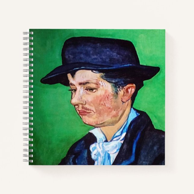 Van Gogh Portrait von Armand Roulin Notizbuch (Vorderseite)