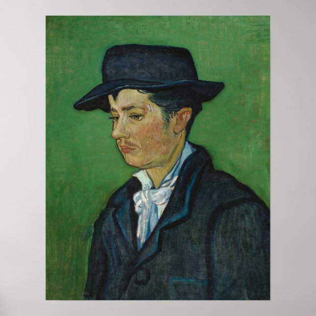 Van Gogh - Portrait von Armand Roulin Poster (Vorne)