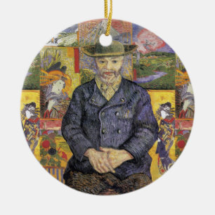 Van Gogh Portrait von Pere Tanguy Post-Impressioni Keramik Ornament