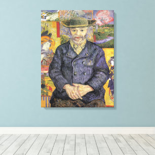 Van Gogh Portrait von Pere Tanguy Post-Impressioni Leinwanddruck
