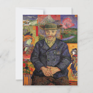 Van Gogh, Portrait von Père Tanguy, Vintage Kunst