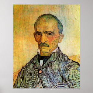 Van Gogh Portrait von Trabuc, Vintage Impressionis Poster