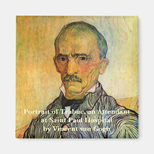 Van Gogh Portrait von Trabuc, Vintager Impressioni Magnet
