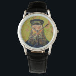 Van Gogh Postman. Portrait Impressionismus Art Armbanduhr<br><div class="desc">Uhr von Van Gogh "The Postman (Joseph Roulin)".</div>