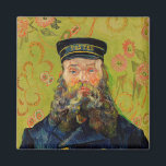 Van Gogh Postman. Portrait Impressionismus Art Magnet<br><div class="desc">Van Gogh Magnet "Der Postman (Joseph Roulin)". Impressionismus Portrait Art.</div>
