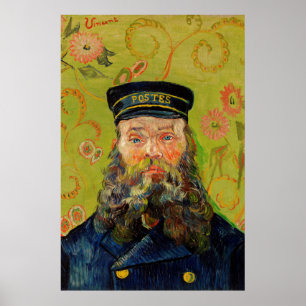 Van Gogh Postman Portrait Malerei Alte Antike Kuns Poster