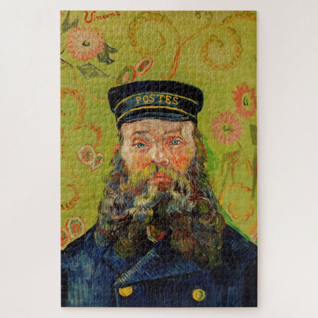 Van Gogh Postman Portrait Malerei Alte Antike Kuns Puzzle (Vertikal)