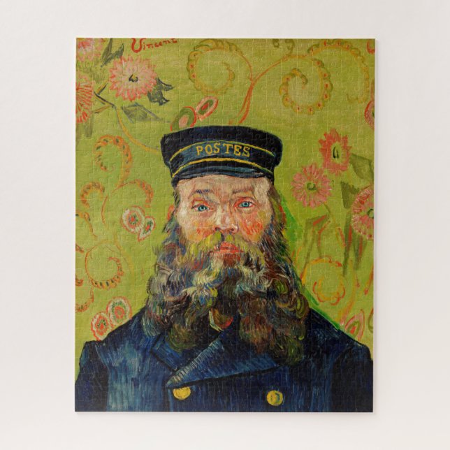 Van Gogh Postman Portrait Malerei Alte Antike Kuns Puzzle (Vertikal)