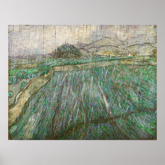 Van Gogh - Rain Poster (Vorne)