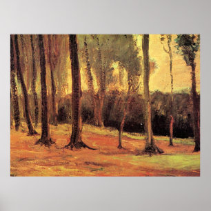 Van Gogh - Rand eines Waldes, Poster