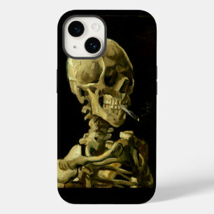 Van Gogh rauchendes Skelett iPhone 14 Hülle
