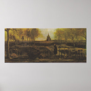 Van Gogh – Rectory garden in Nuenen Poster