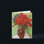 Van Gogh Red Poppies and Daisies Note Card Karte<br><div class="desc">Van Gogh Red Poppies and Daises Note Card. Ölmalerei auf Leinwand aus dem Jahr 1890. Ein farbenfrohes Gemälde von Van Gogh, das zwar nicht so berühmt ist wie seine berühmte Vase der Sonnenblumen, aber ein weiterer charmanter Eintrag in den umfangreichen Blumenkatalog des Künstlers. Ein großartiges Geschenk für Fans von Poppies,...</div>