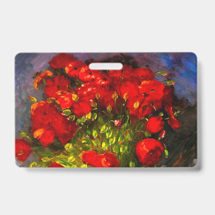 Van Gogh Red Poppies Ausweis