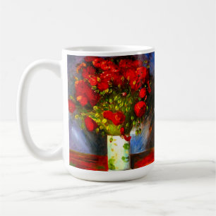 Van Gogh Red Poppies Kaffeetasse
