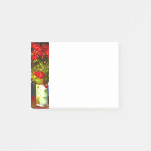Van Gogh Red Poppies Post-it Klebezettel