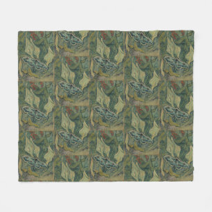 Van Gogh Riesiger Pfauenspinner Vintage Natur Kuns Fleecedecke