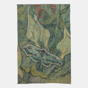 Van Gogh Riesiger Pfauenspinner Vintage Natur Kuns Geschirrtuch