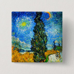 Van Gogh Road mit Cypress und Star Button