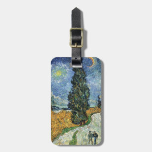 Van Gogh Road mit Cypressionismus Gepäckanhänger