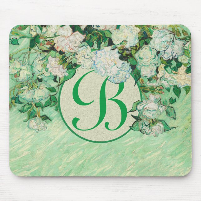 Van Gogh Rose Mousepad (Vorne)