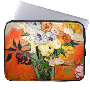 Van Gogh Rose und Anemones Laptopschutzhülle