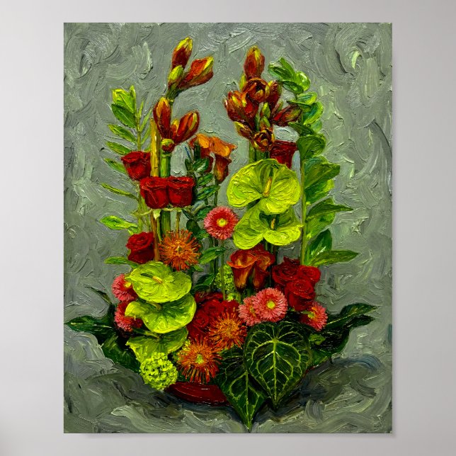 Van Gogh Roses and Other Flowers Poster (Vorne)