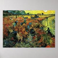 Van Gogh - Rote Weinberge in Arles