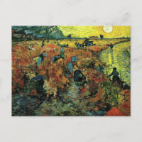 Van Gogh - Rote Weinberge in Arles