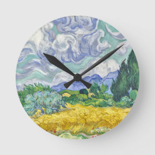 Van Gogh Runde Wanduhr