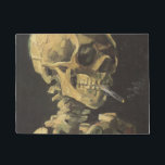 VAN GOGH - Schädel mit Zigarette 1885 Fußmatte<br><div class="desc">VAN GOGH - Schädel mit Zigarette 1885
Öl auf Leinwand; Wiedergabe</div>