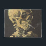 VAN GOGH - Schädel mit Zigarette 1885 Fußmatte<br><div class="desc">VAN GOGH - Schädel mit Zigarette 1885
Öl auf Leinwand; Wiedergabe</div>
