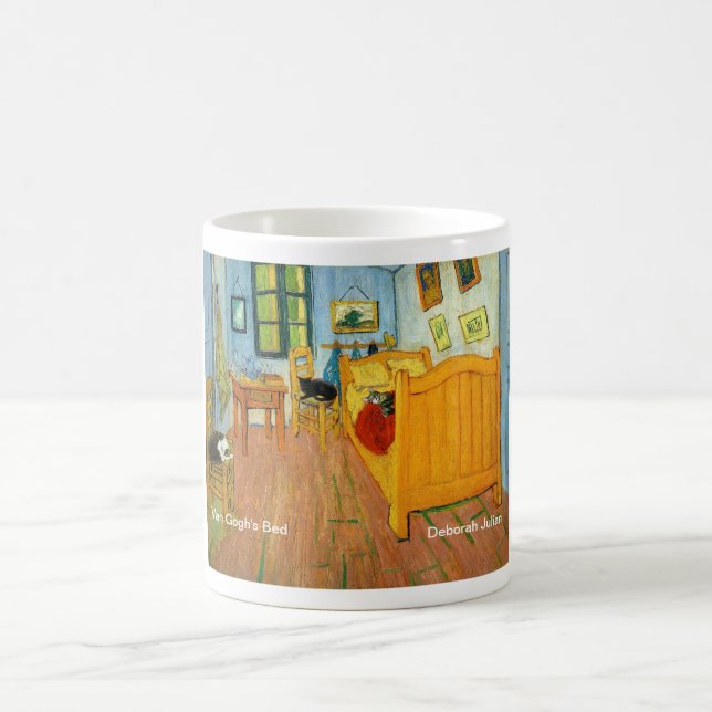 Van Gogh Schlafzimmer (die Katzen des Künstlers Tasse (Mittel)