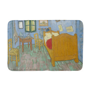 Van Gogh Schlafzimmer in Arles - Klassisches Gelb Badematte