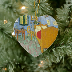 Van Gogh Schlafzimmer in Arles - Klassisches Gelb Keramik Ornament