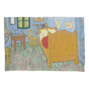 Van Gogh Schlafzimmer in Arles - Klassisches Gelb Kissenbezug