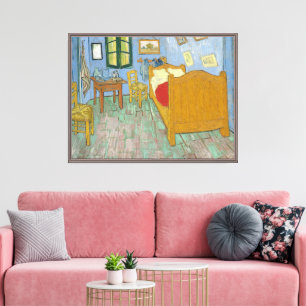Van Gogh Schlafzimmer in Arles - Klassisches Gelb  Leinwanddruck