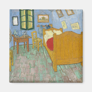 Van Gogh Schlafzimmer in Arles - Klassisches Gelb Magnet
