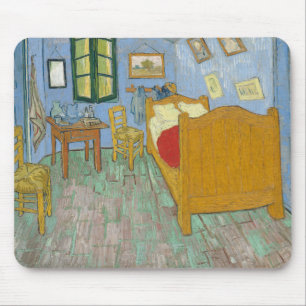 Van Gogh Schlafzimmer in Arles - Klassisches Gelb Mousepad