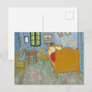Van Gogh Schlafzimmer in Arles - Klassisches Gelb Postkarte