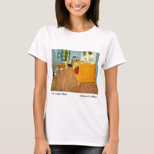 Van Gogh Schlafzimmer (Künstler-Katzen addiert) T-Shirt
