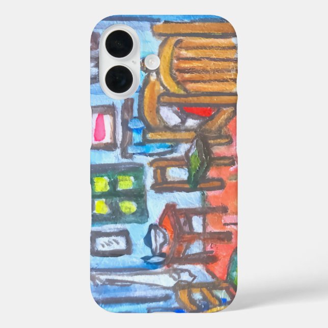 Van Gogh Schlafzimmer mini  Case-Mate iPhone Hülle (Rückseite)