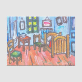 Van Gogh Schlafzimmer mini  Seidenpapier