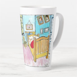 Van Gogh Schlafzimmer Tribut Gemälde von mir. Milchtasse