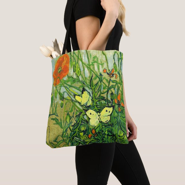 Van Gogh - Schmetterlinge und Mohn (Von Nahem)