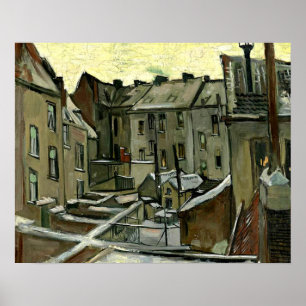 Van Gogh - Schneesicherheit in Antwerpen Poster